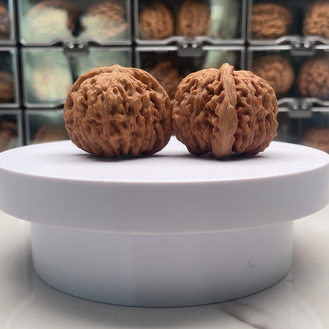 文玩核桃吊坠42X39X34四座楼