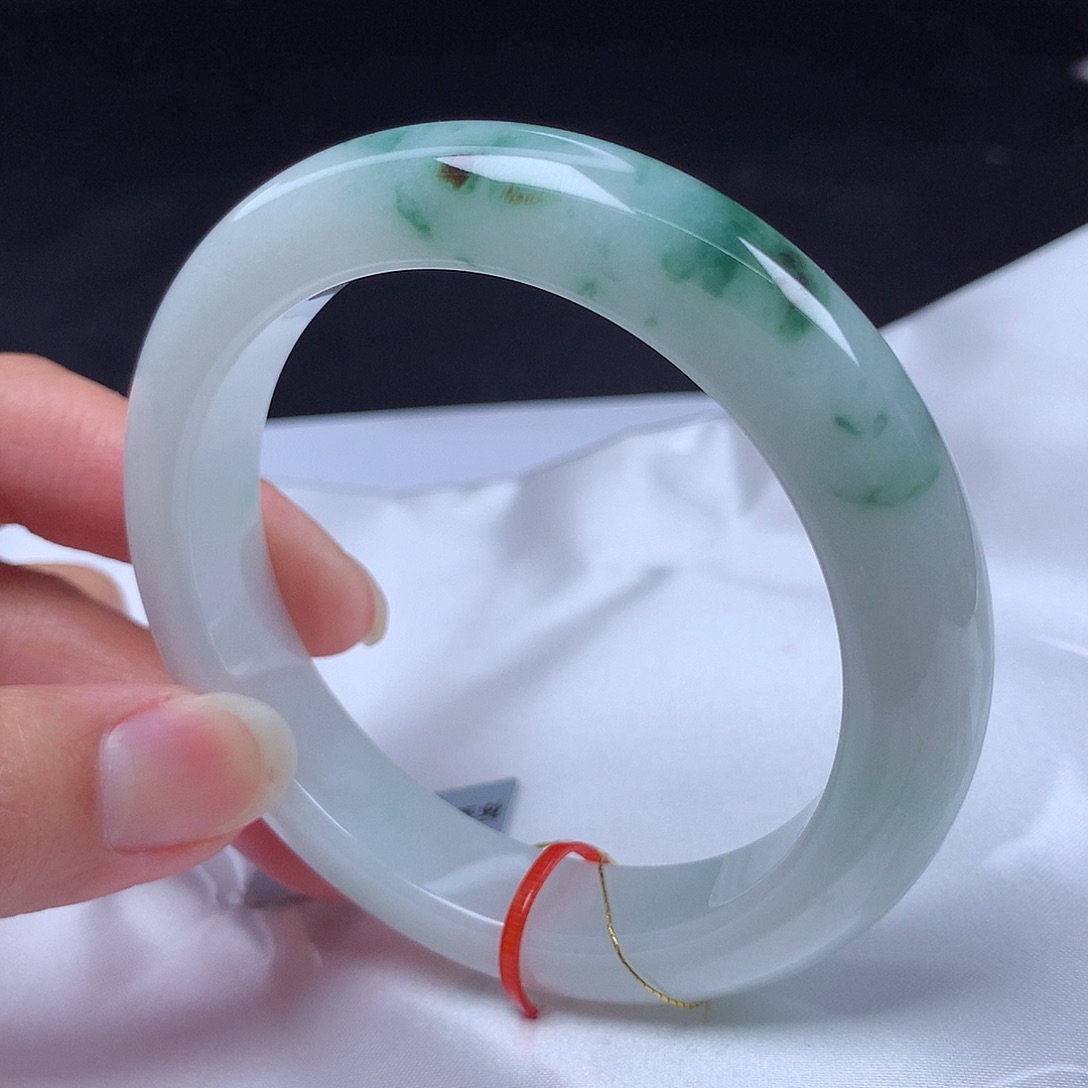 翡翠未镶嵌手镯59圈m144855