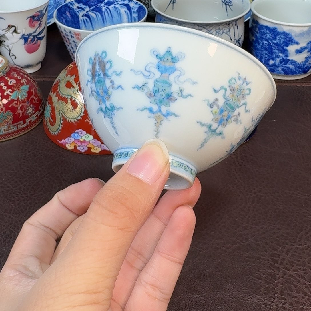 毛***豆现代景德镇陶瓷杯