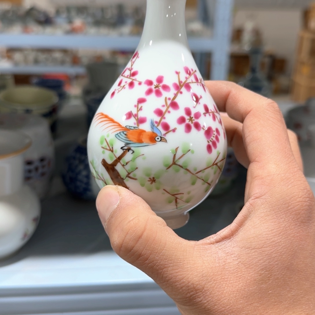 瓷片摆件手绘瓷器全部处理了吧