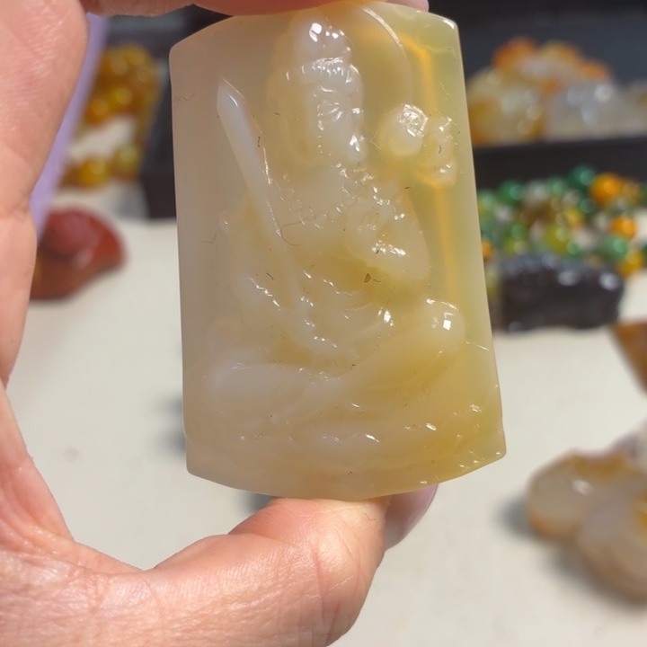 玛瑙/玉髓未镶嵌吊坠(不含链)