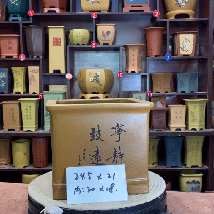 紫砂花盆紫砂花盆