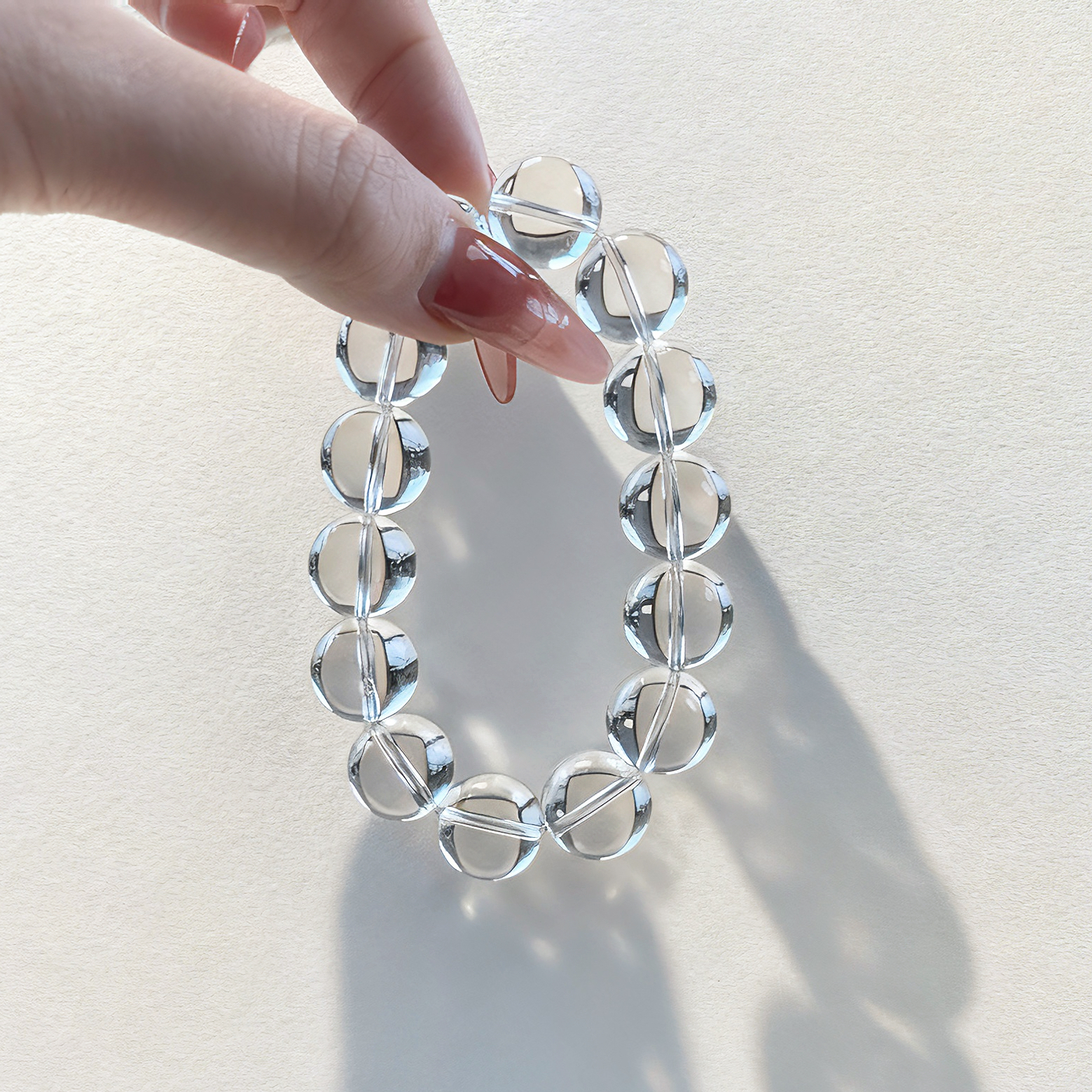 天然白水晶手串双A全净体｜净透亮天花板级别｜正品保证｜多样性发一