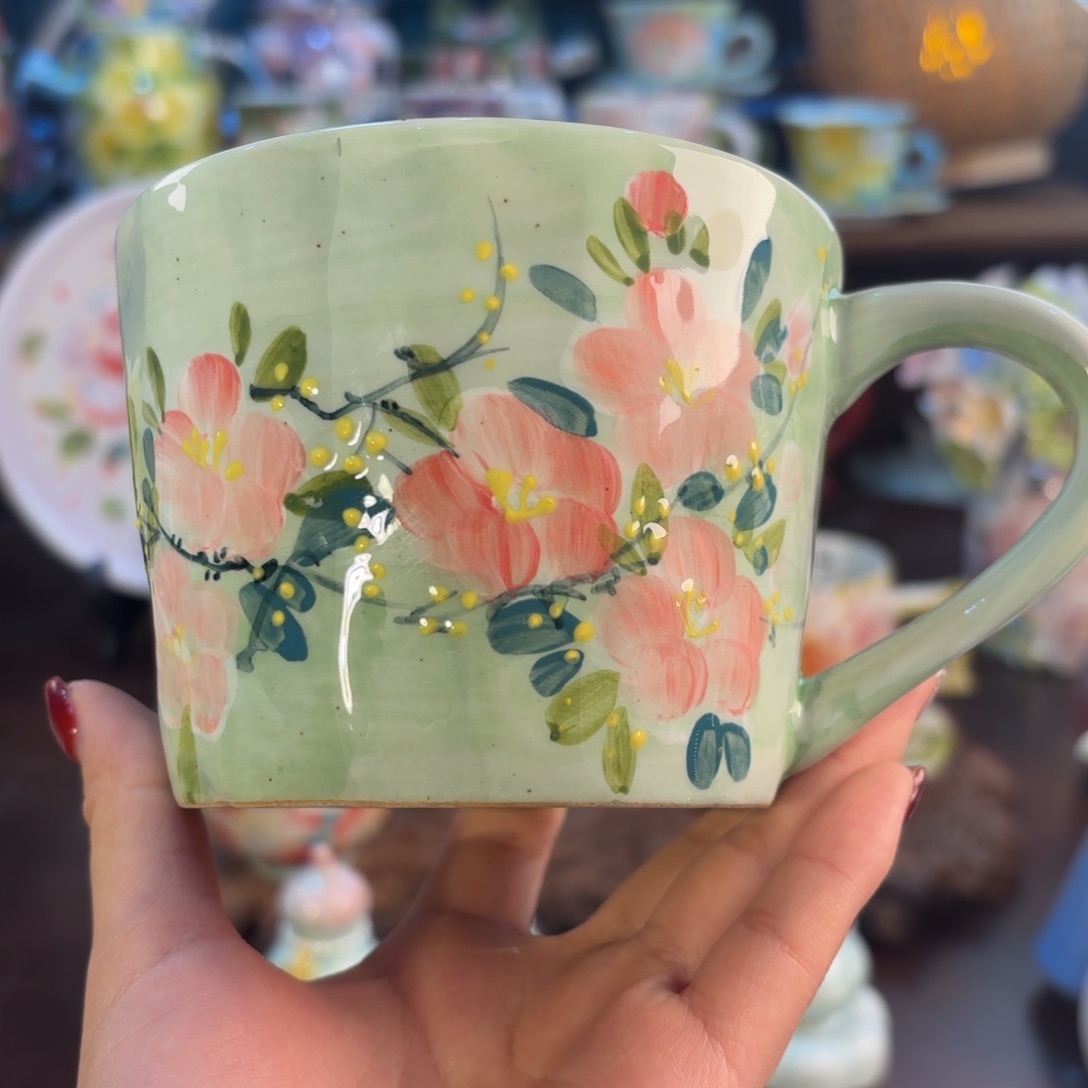 景德镇手绘高温釉下彩陶瓷茶具