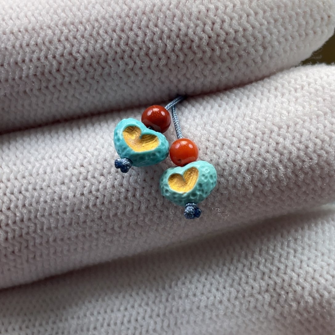 绿松石未镶嵌挂件