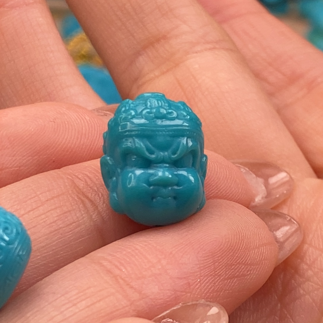 未镶嵌绿松石挂件Z****.