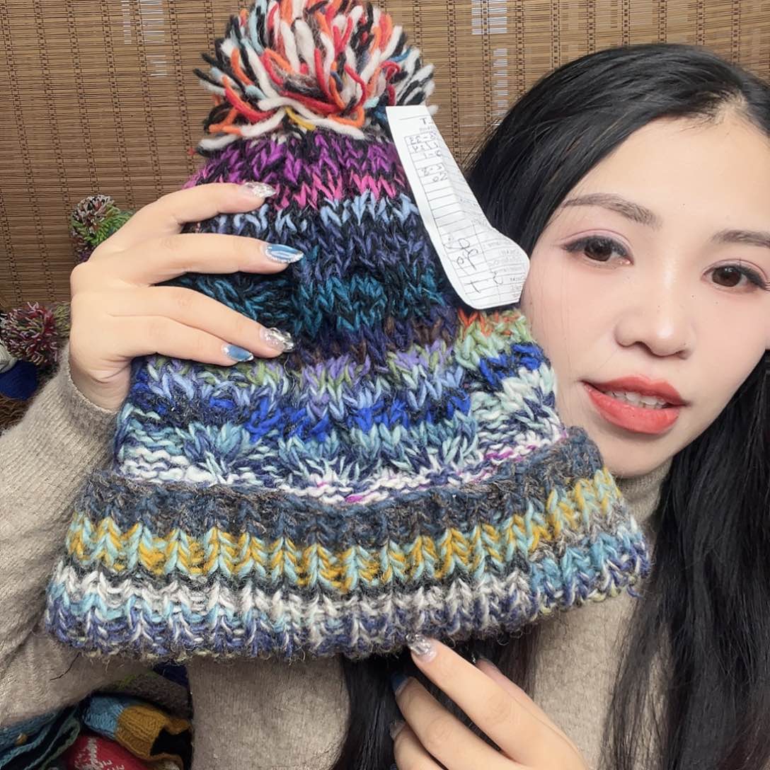 羊毛手工羊毛帽子211