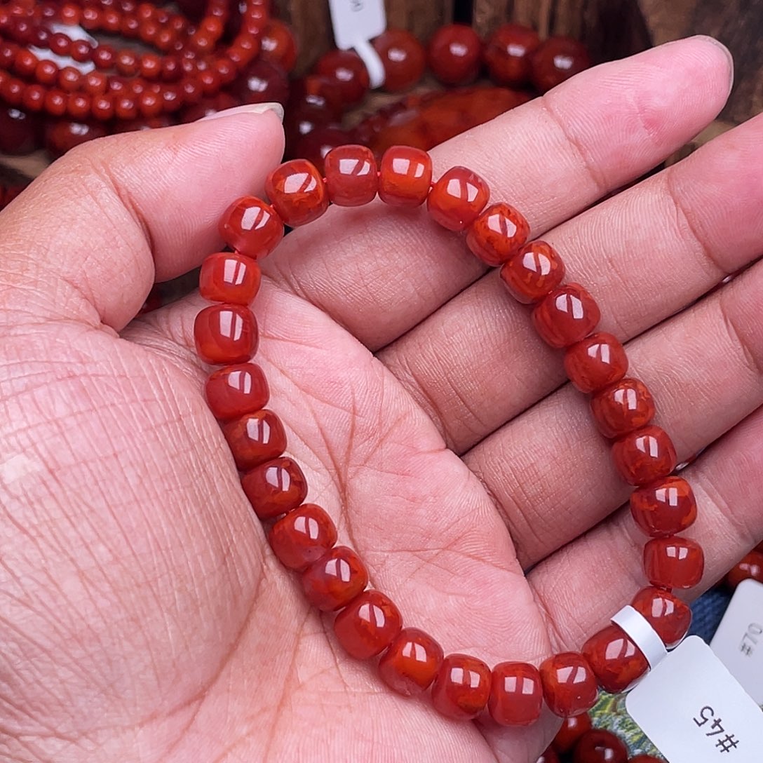 y***o南红玛瑙未镶嵌手链南红 瓦西卡8老型