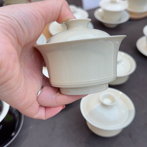 哇*定瓷两才盖碗不带礼盒