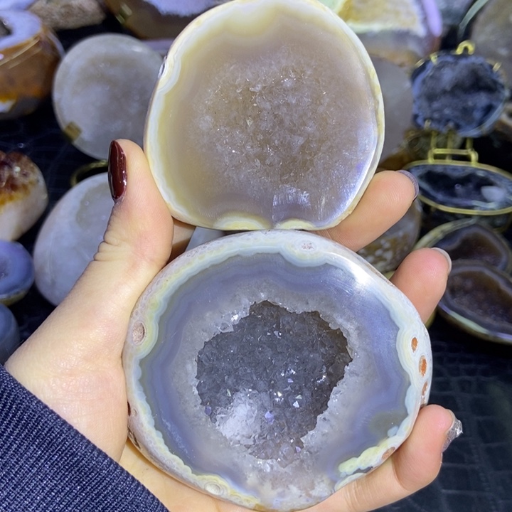 未镶嵌水晶珠宝半成品聚宝盆