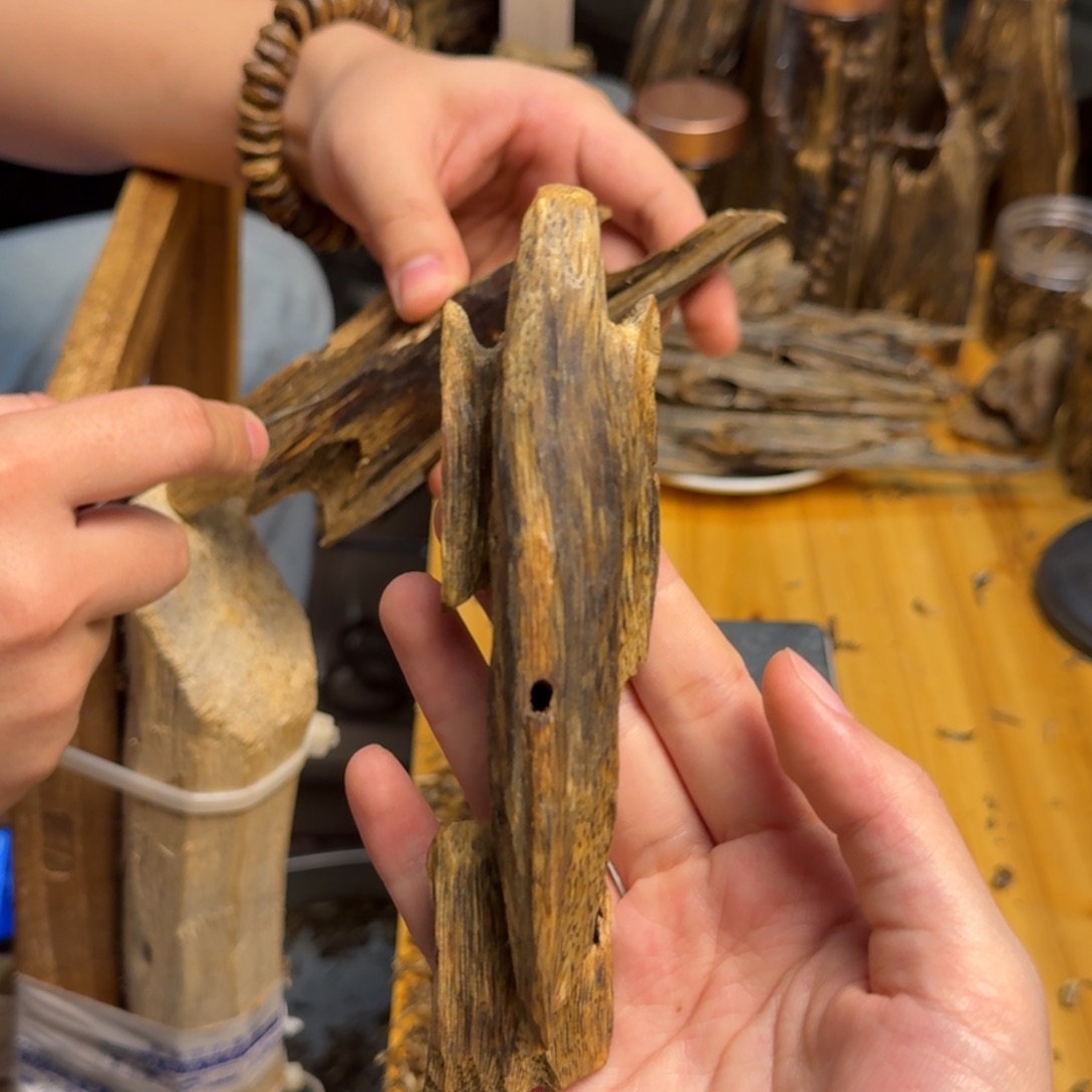 沉香沉香碎屑白棋27克