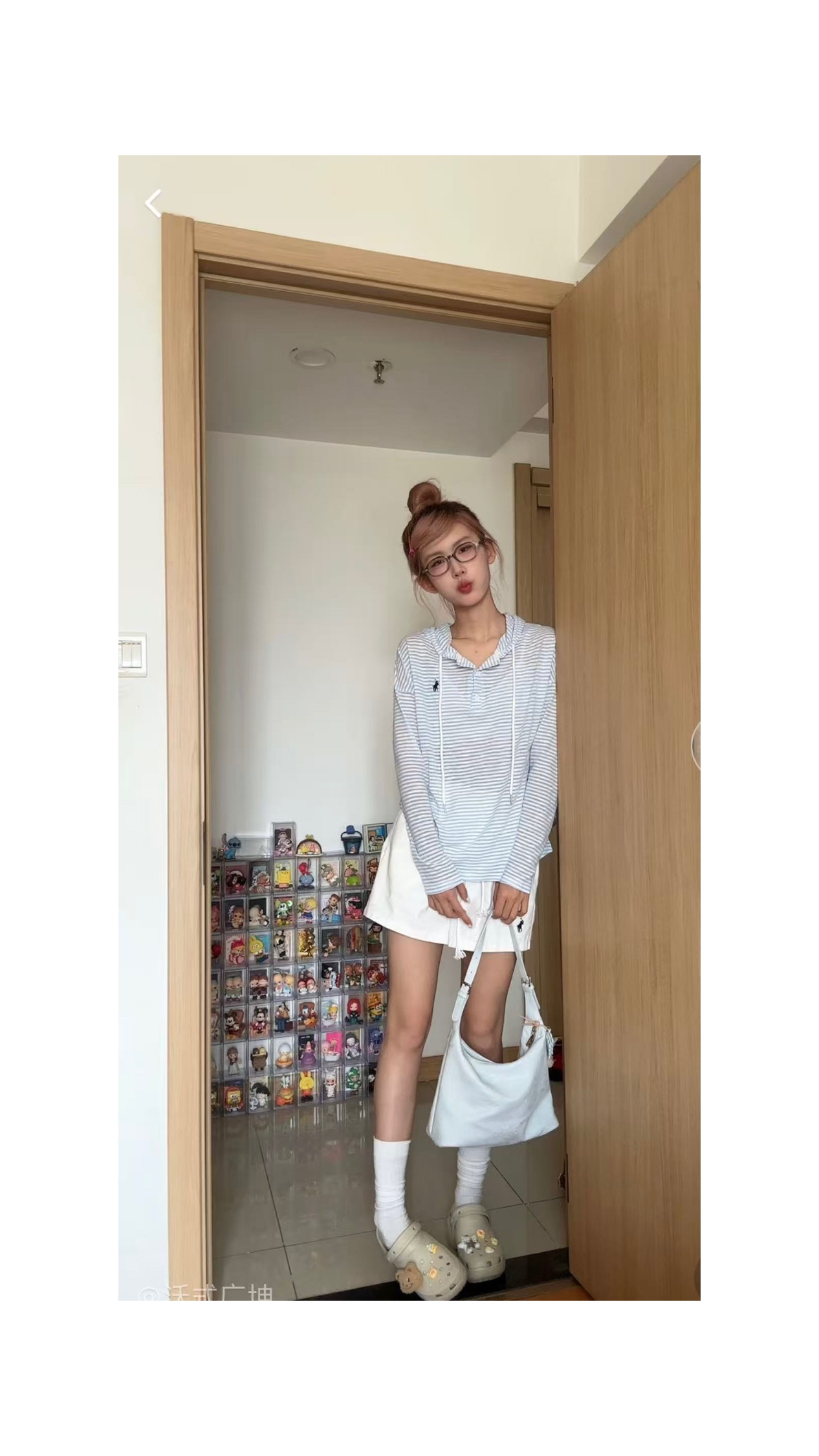 条纹小马防晒长袖 清新甜美气质