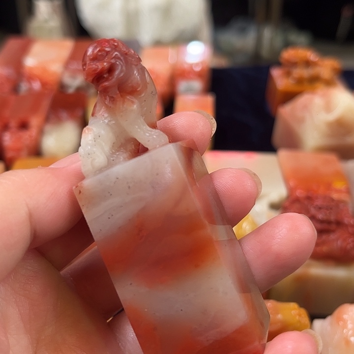 老挝石老挝保利石印章