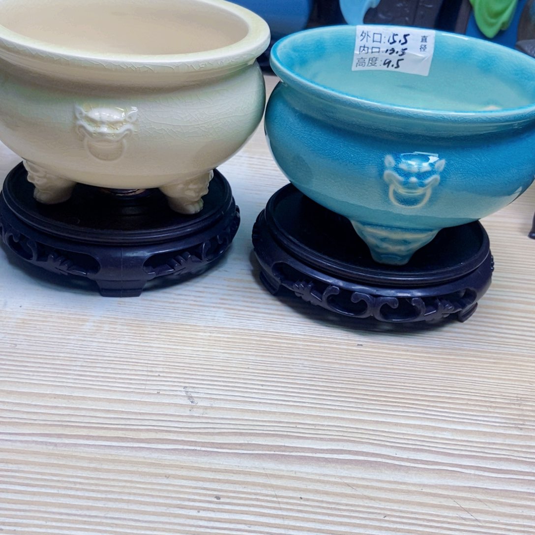 瓷片陶瓷花盆陶瓷艺术