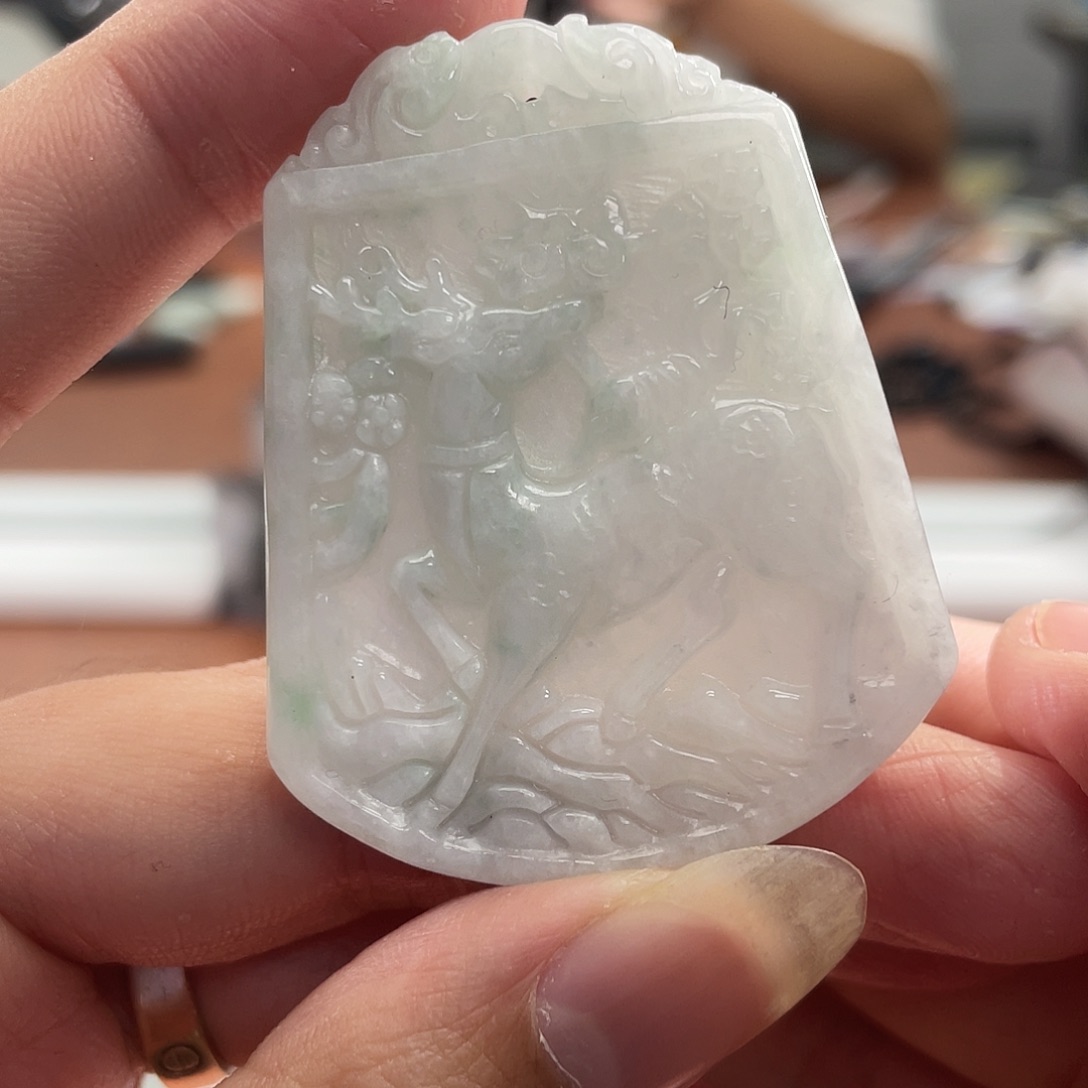 翡翠未镶嵌颈饰翡翠