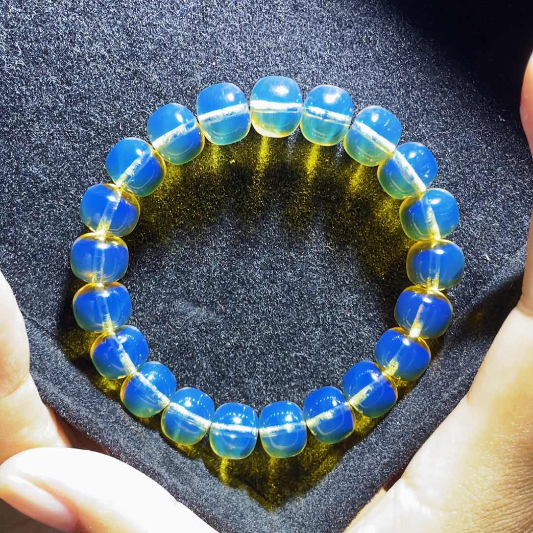 蓝珀裸石未镶嵌异色珀老型10