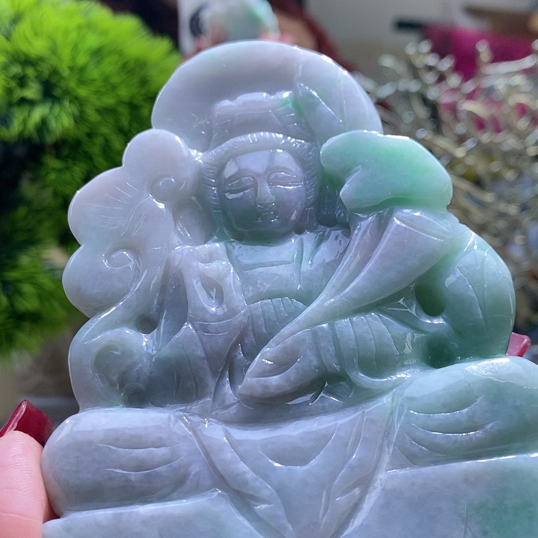 【闪购商品】翡翠颈饰未镶嵌观音