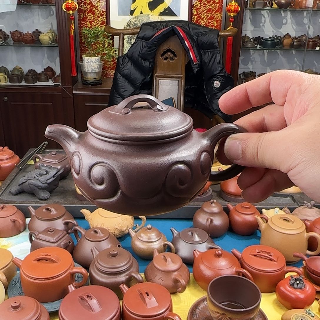 紫砂茶壶仿古如意