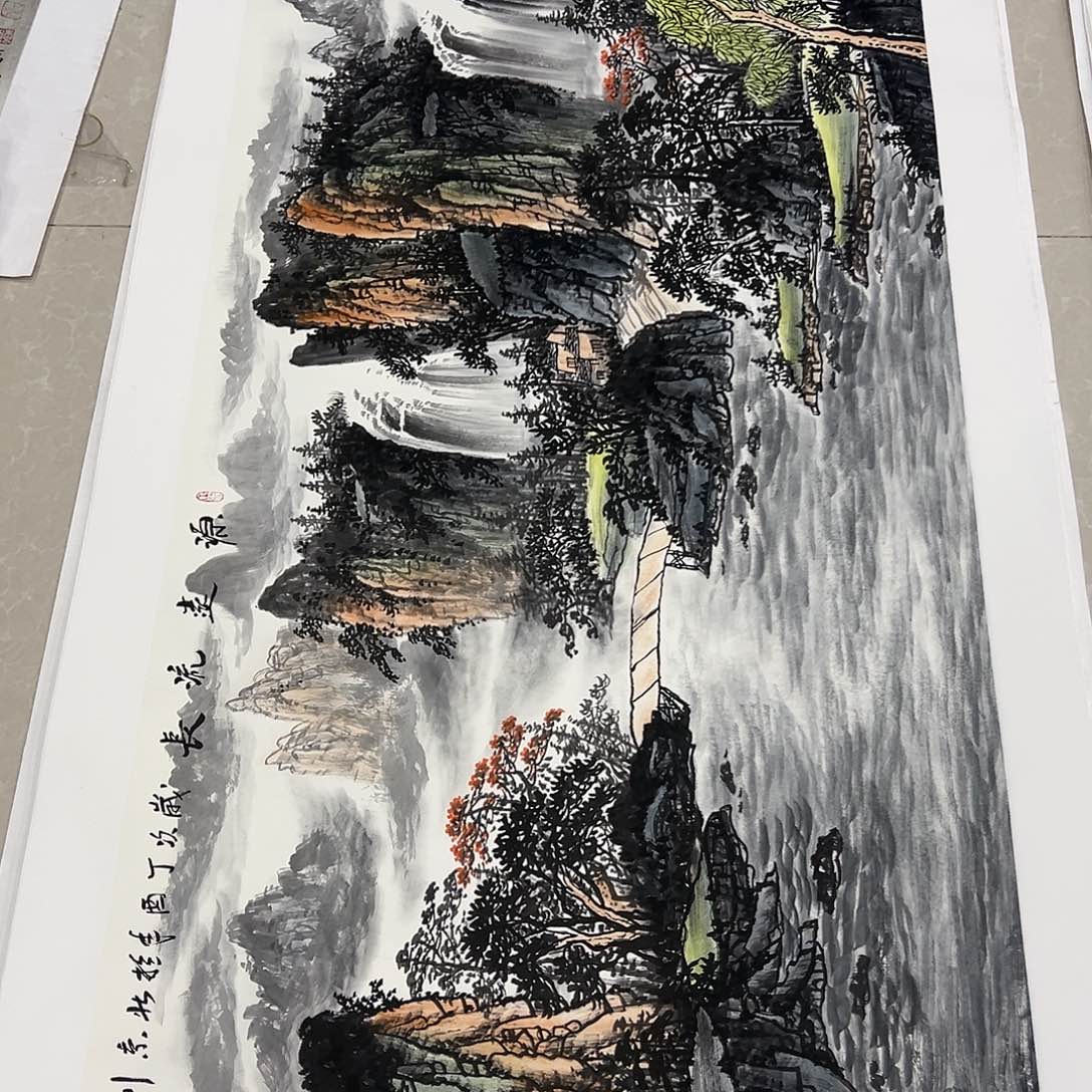 国画熟****人李川浦老师作品一张