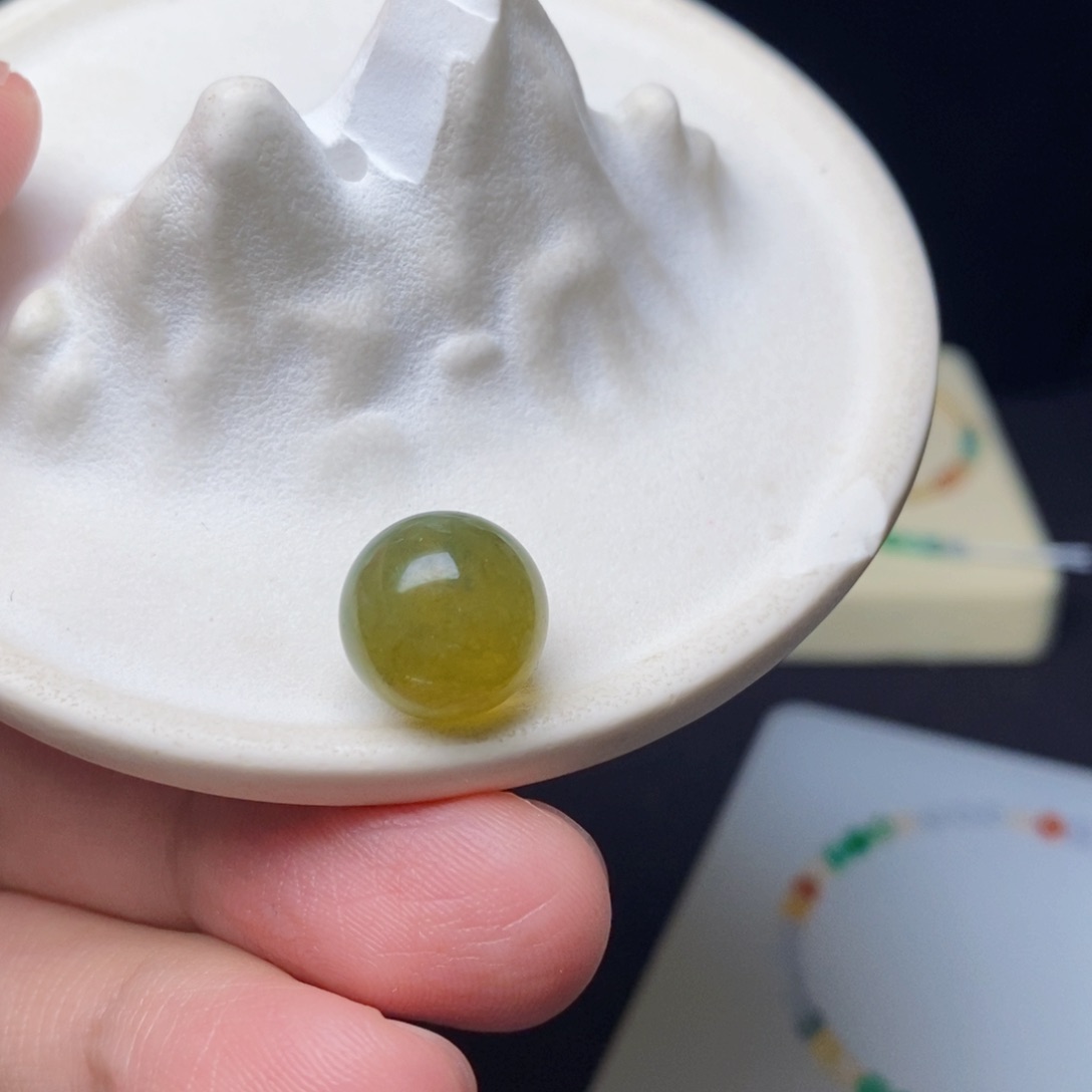 定制翡翠未镶嵌冰茶色