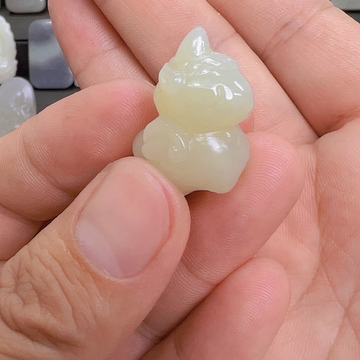 和田玉未镶嵌吊坠(不含链)