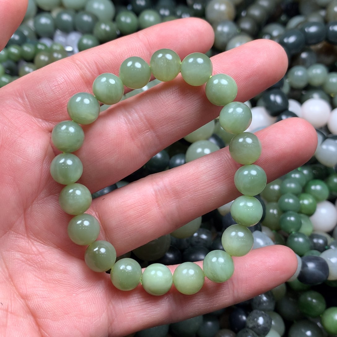 和田玉手链未镶嵌