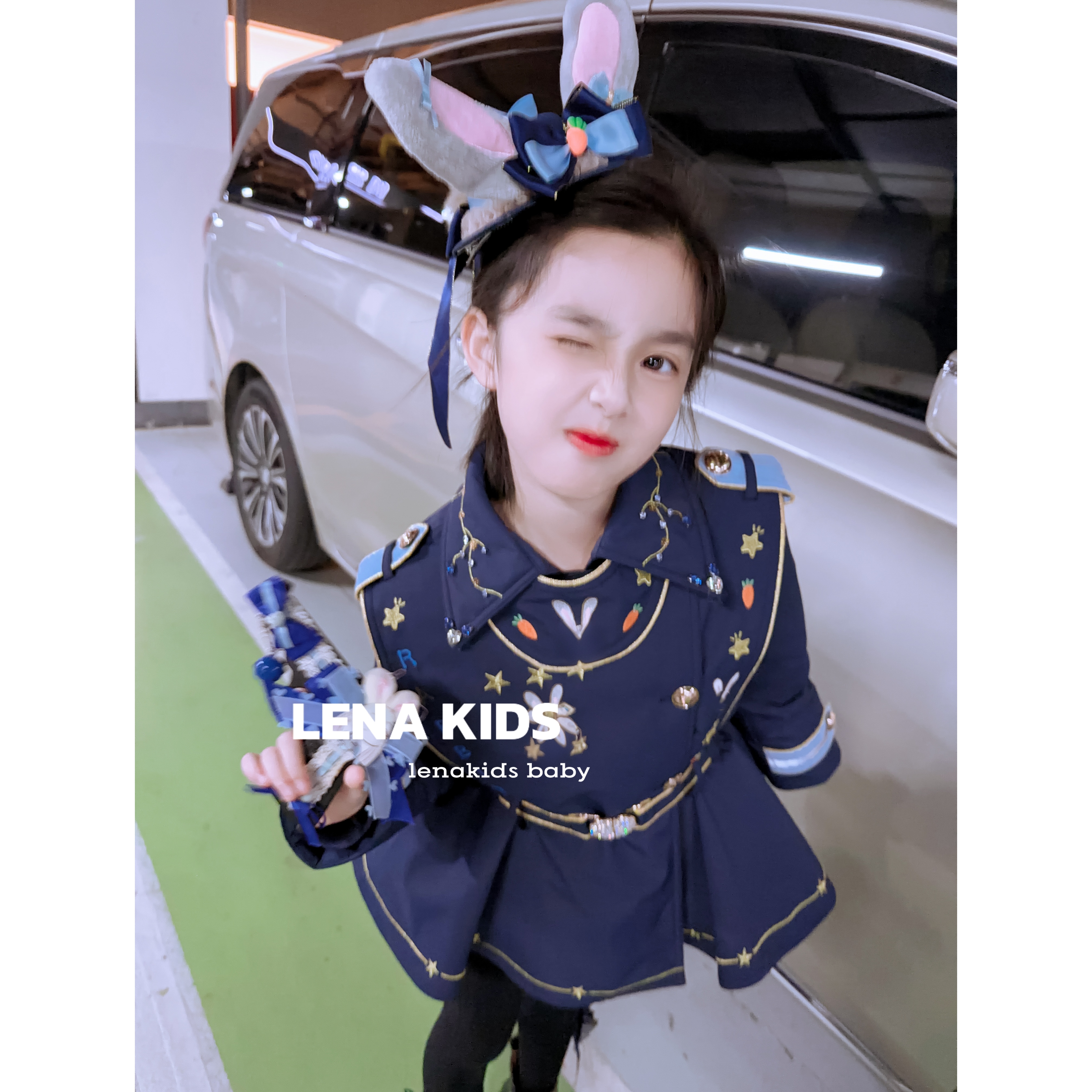 PP·Twinkle【兔子警官羽绒服！超重工刺绣高充绒】巨保暖！25111901