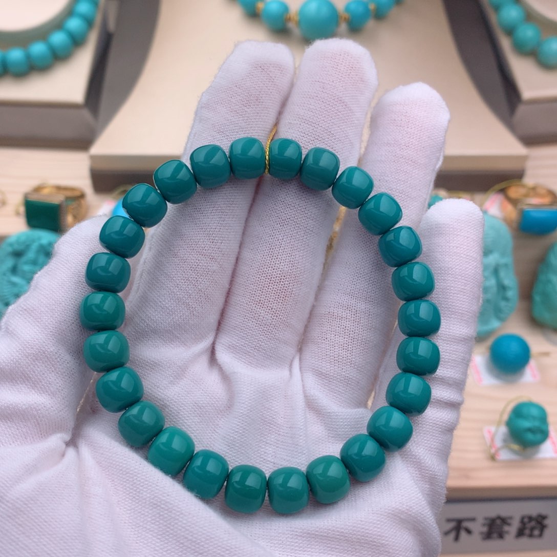 绿松石珠宝奇石未镶嵌