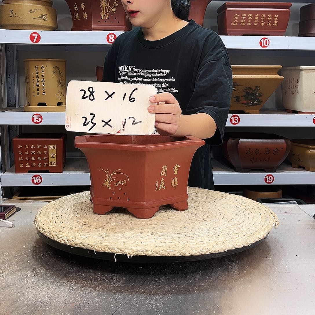 紫砂花盆紫砂花盆