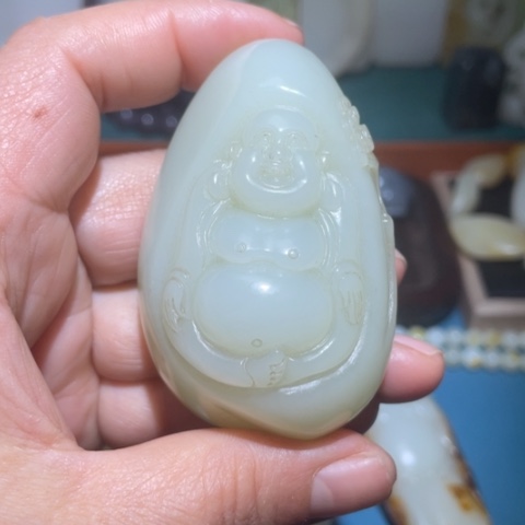 和田玉挂件未镶嵌鸿*