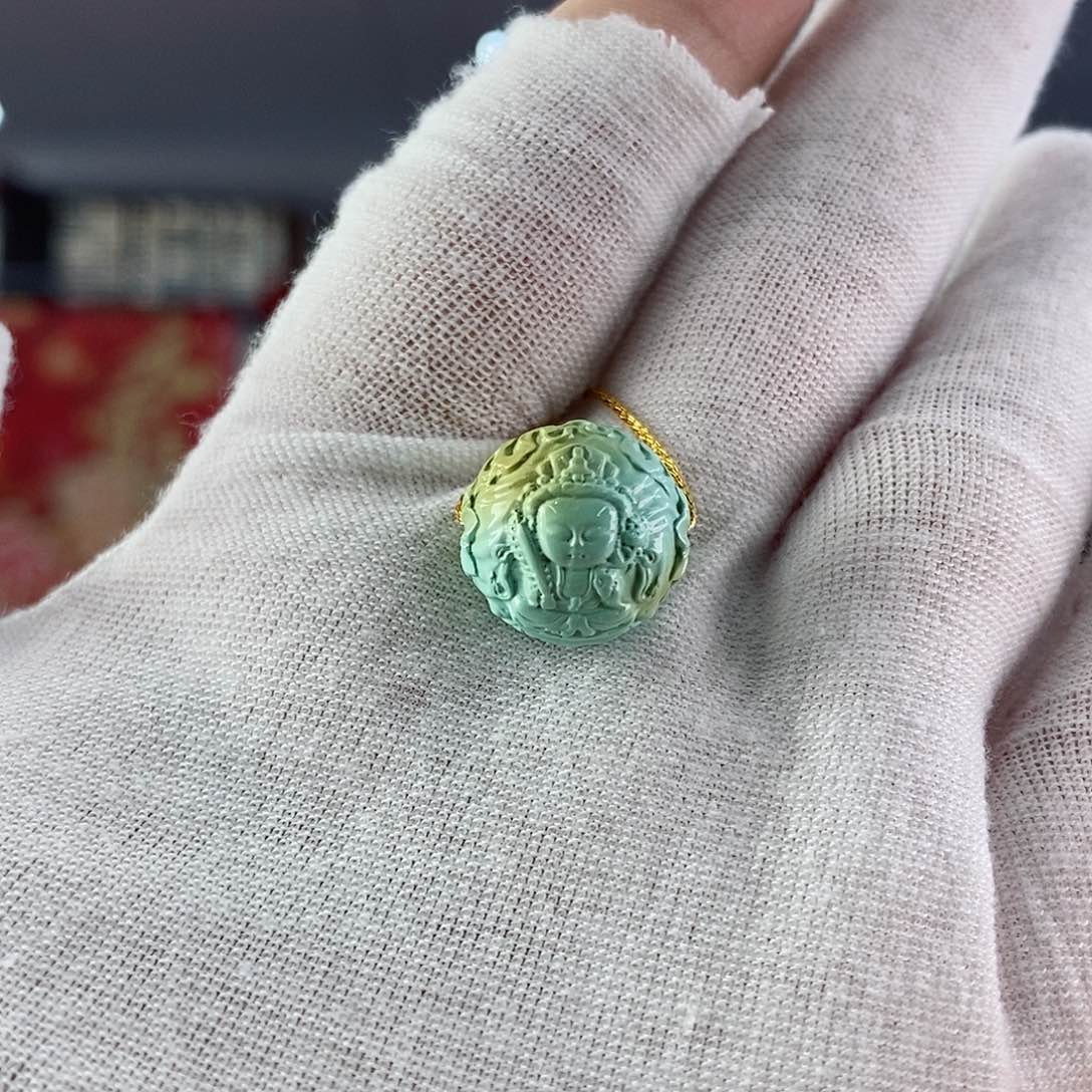 绿松石珠宝奇石未镶嵌