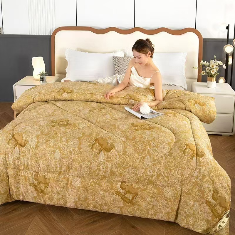 【试睡30天】爆款大尺寸骆驼驼绒被子亲肤柔软200x230cm3-4斤