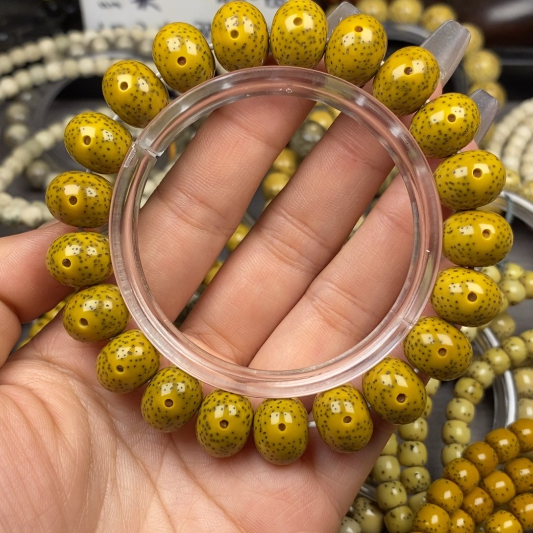 星月菩提吊坠10x13苹果珠