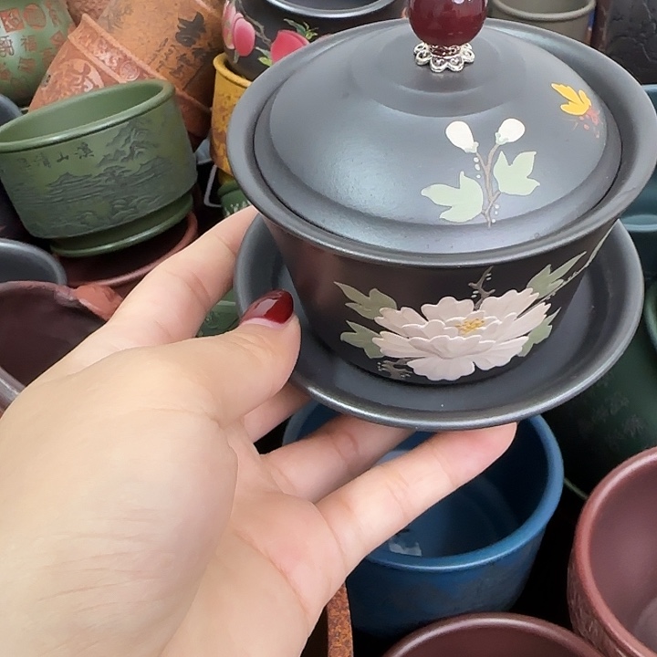 紫砂茶杯紫砂杯主人杯大放漏