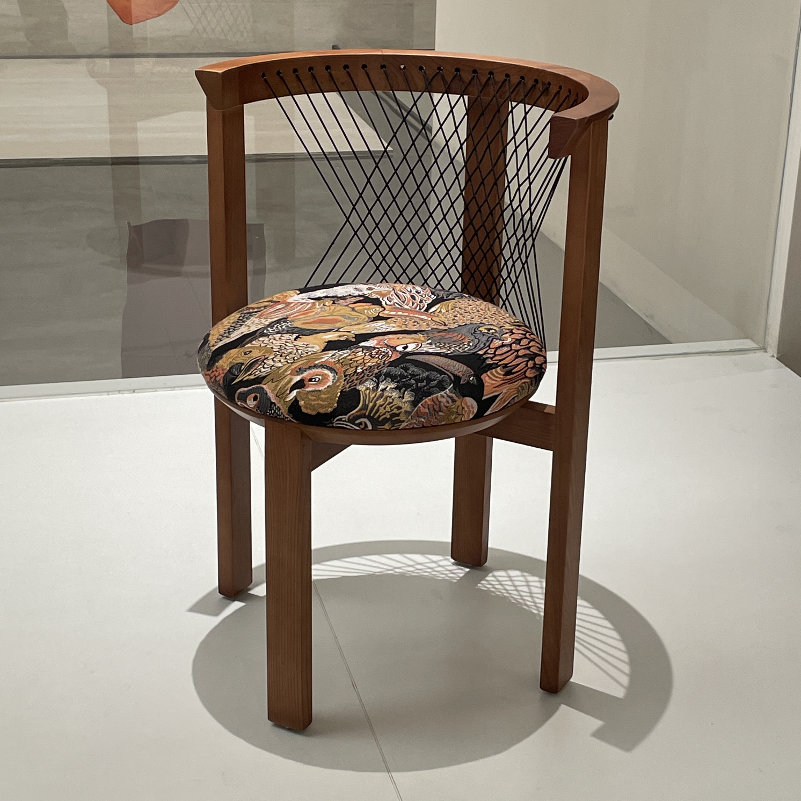 【竖琴椅】复古实木简约餐椅靠背椅设计师风琴椅创意时尚侘寂风客厅