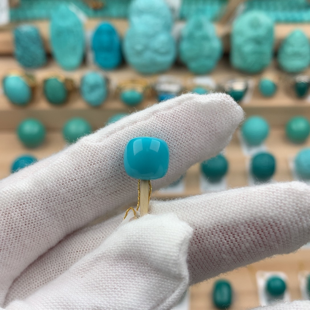 绿松石配饰未镶嵌9.5-9.0