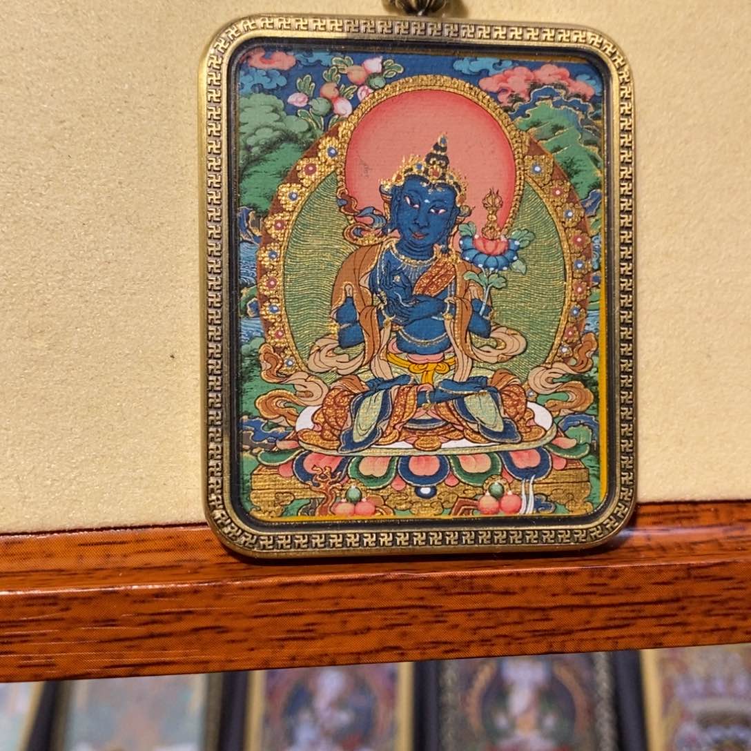 吊坠唐卡纯手绘唐卡