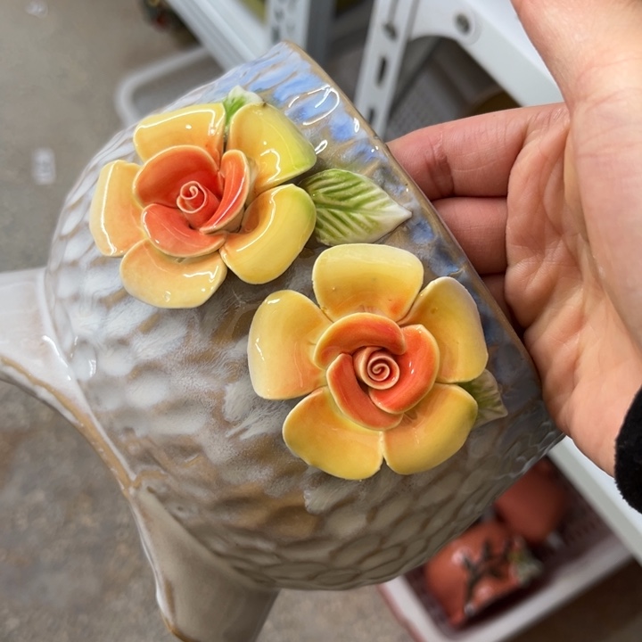 紫砂花盆粗陶材质多肉花盆