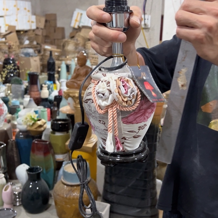 摆件高30宽15公分微瑕捡漏树脂台灯柱