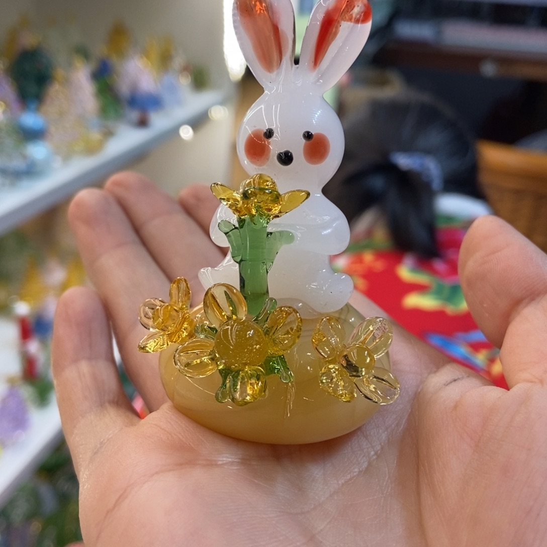 草***酱琉璃手工艺品月亮图