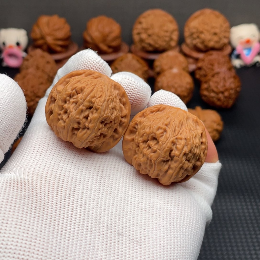 文玩核桃把件小石头35