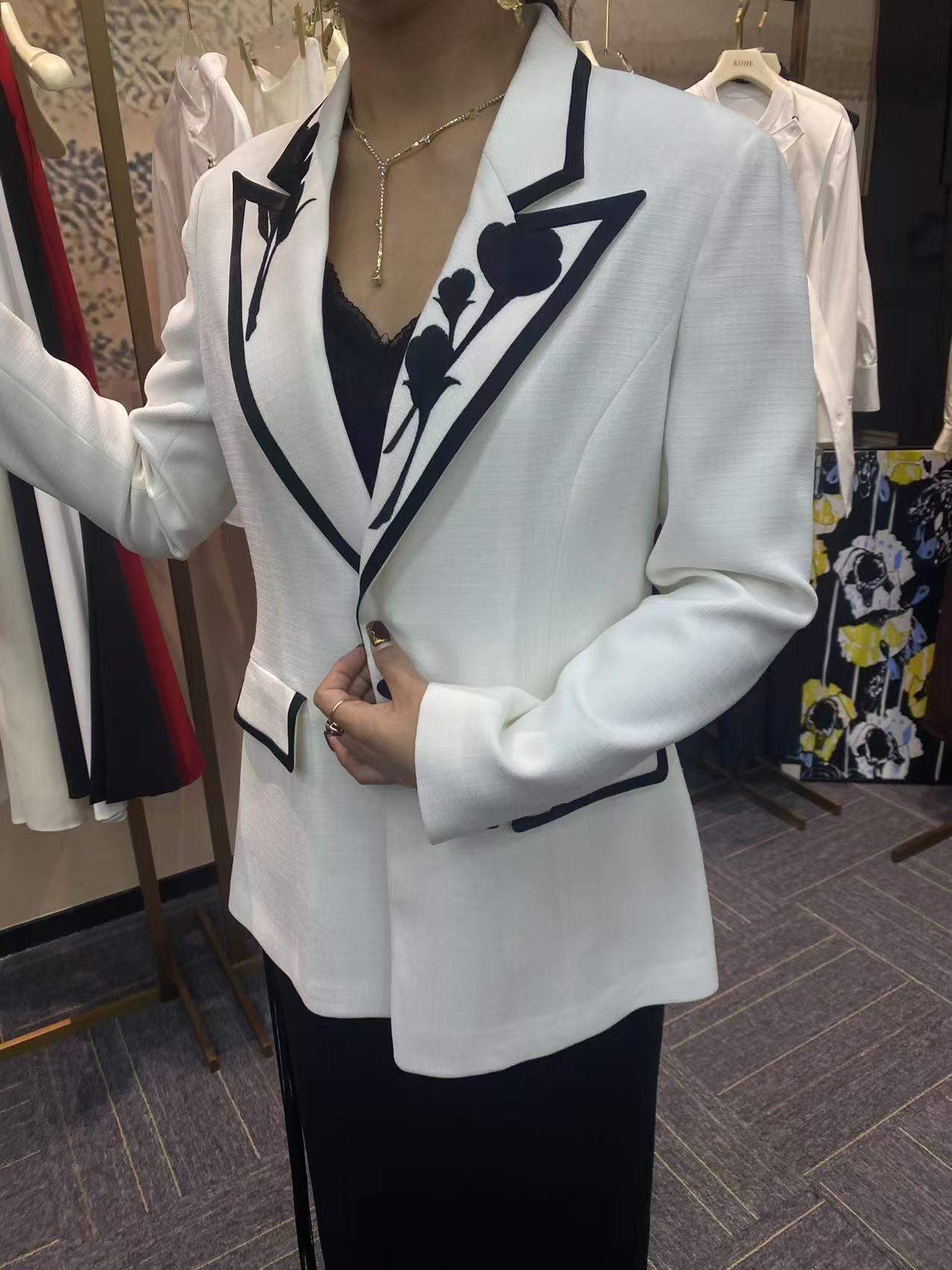 [国风]设计师时尚百搭气质外套KES0796