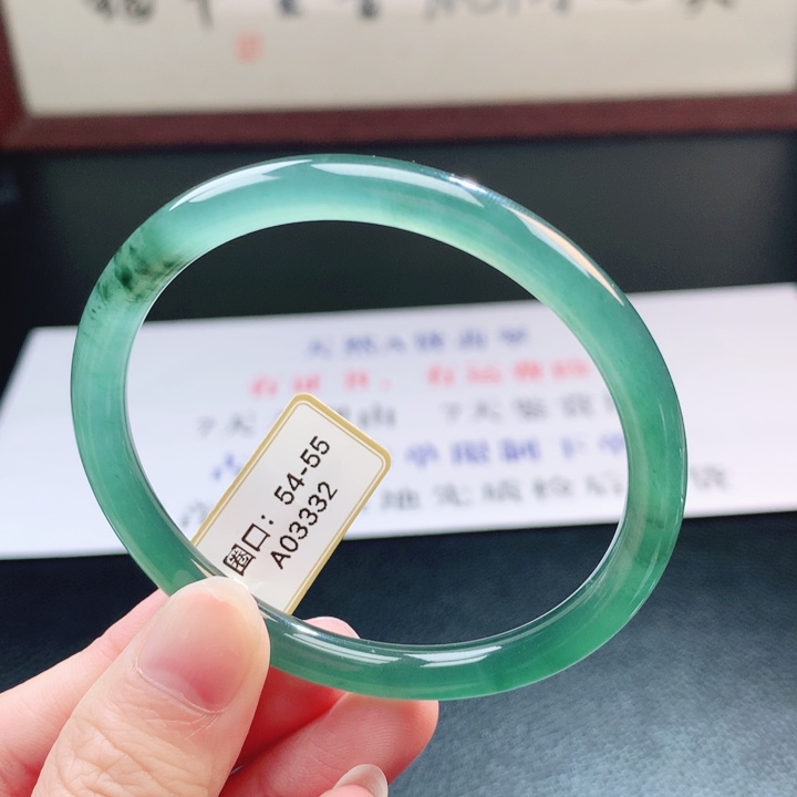 翡翠未镶嵌手镯翡翠手镯27