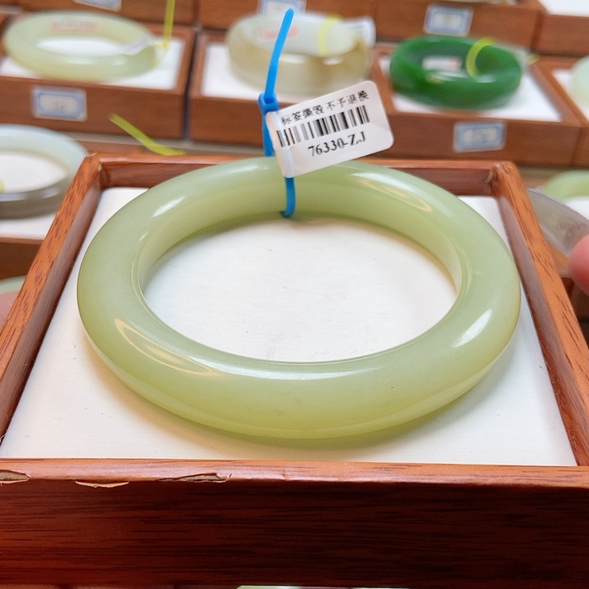 【闪购商品】和田玉手镯未镶嵌柒*七5960微棉