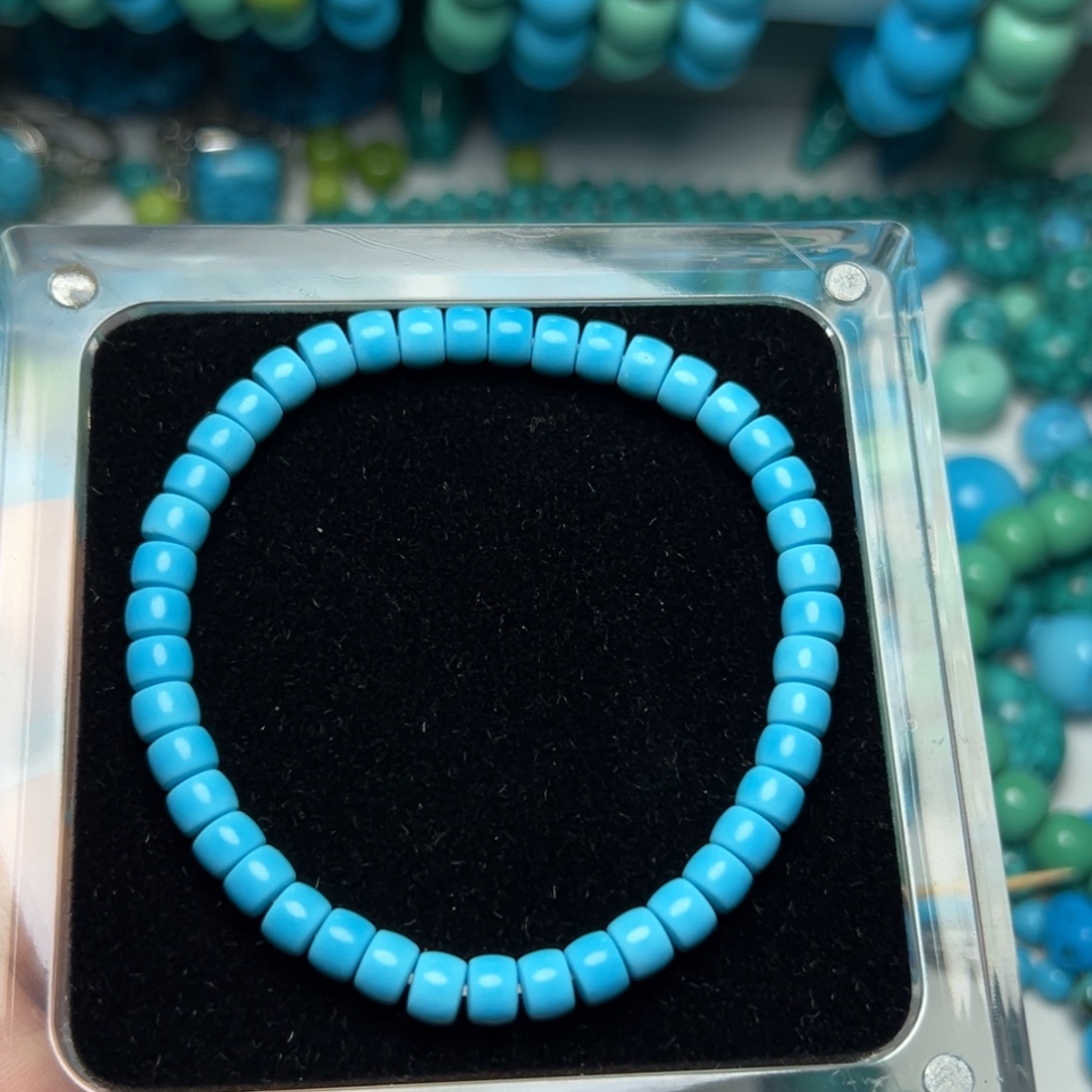 卡5+蓝直切手串手链