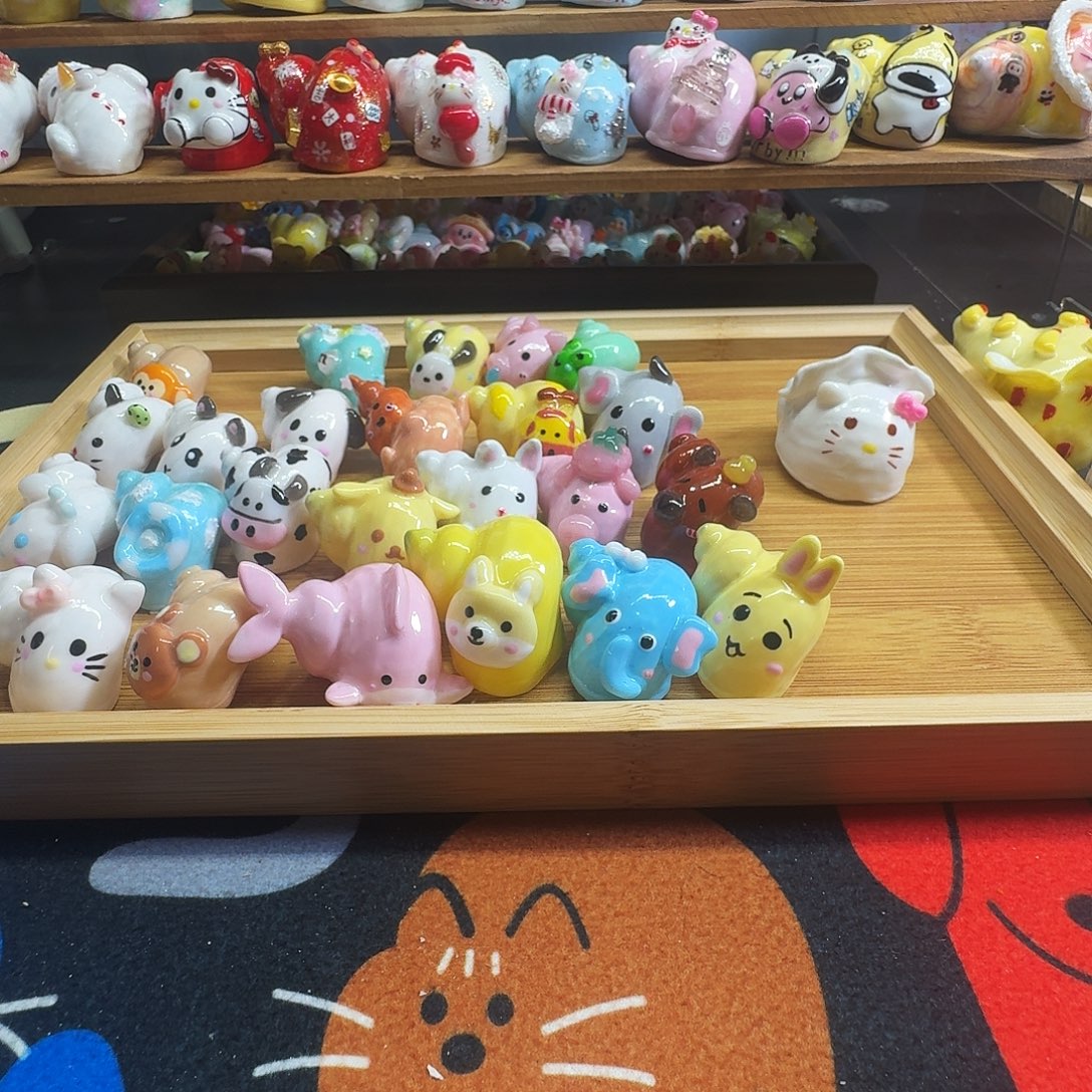 100米四个寄居蟹手工壳