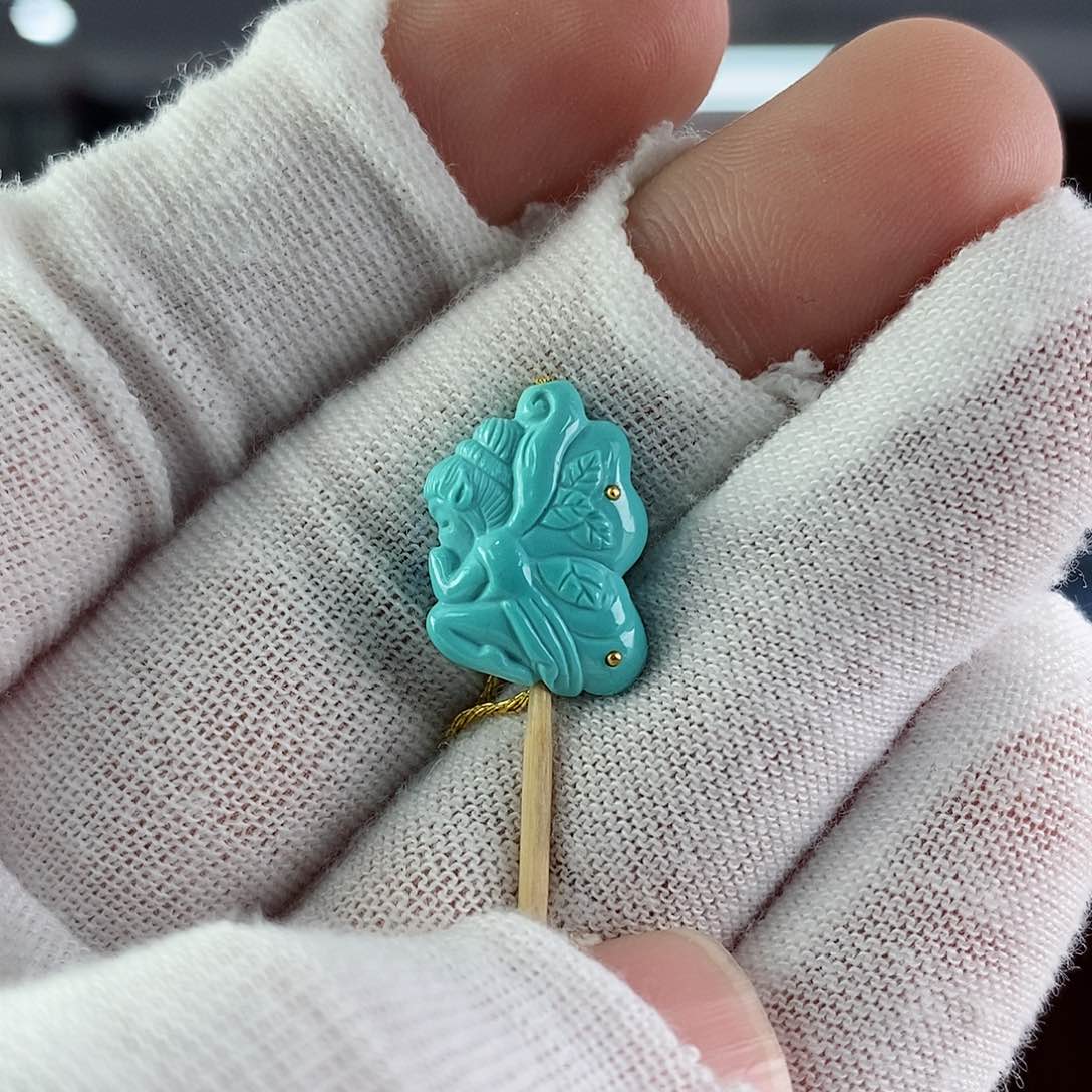 绿松石珠宝奇石未镶嵌