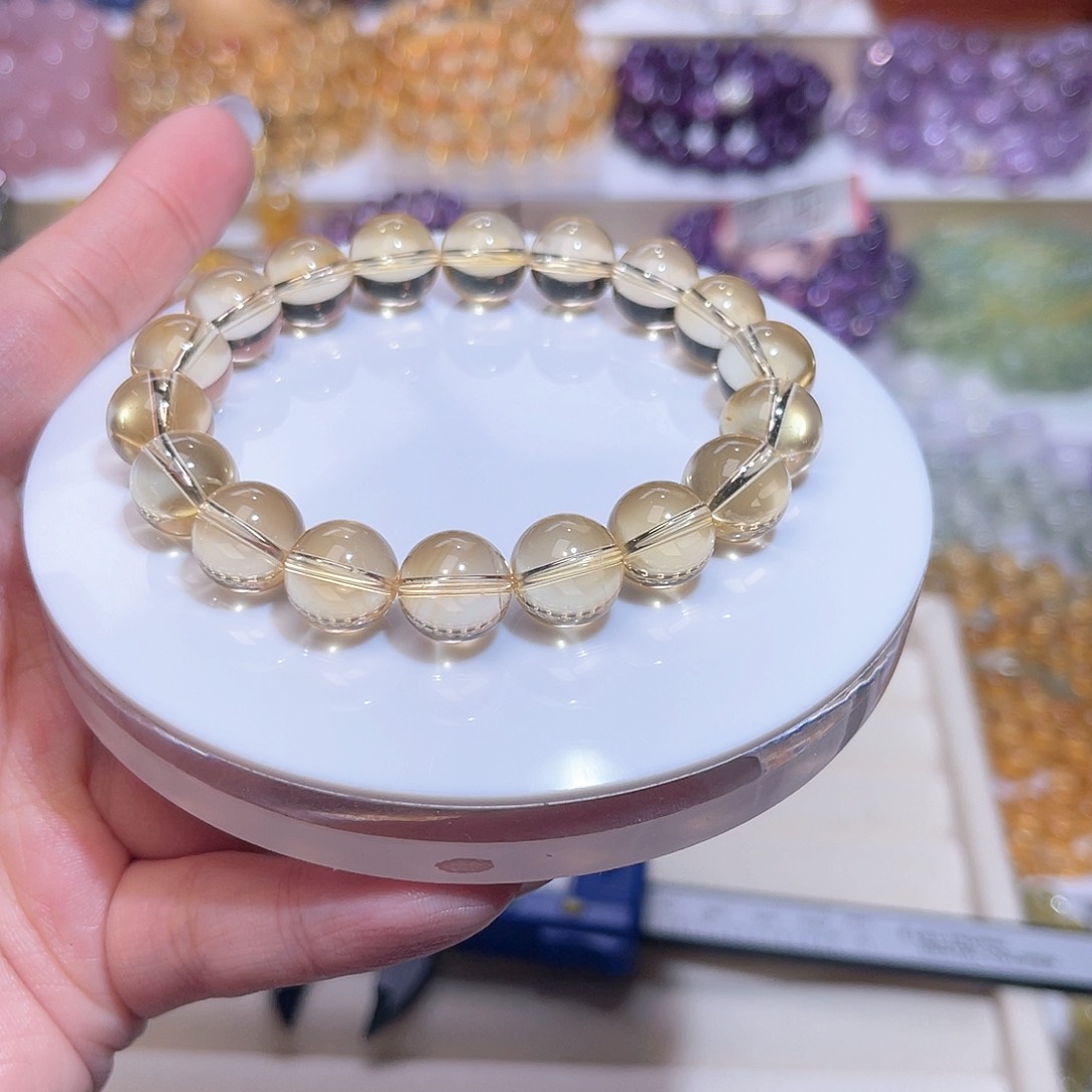 水晶手串未镶嵌s****n天然水晶11mm