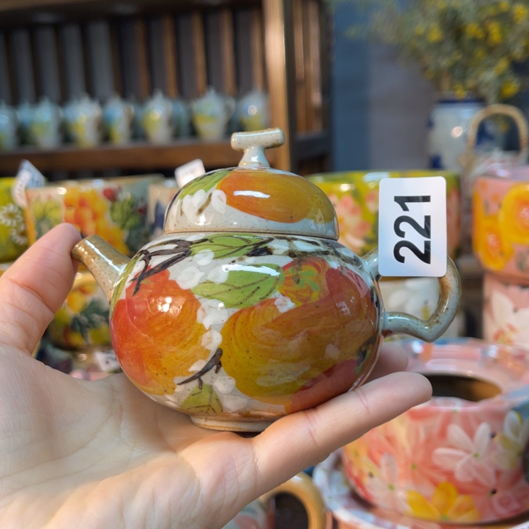 杯素浅陶瓷手工手绘