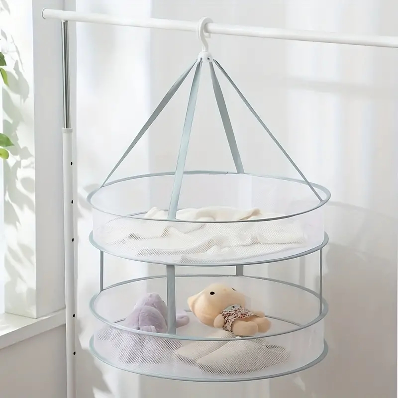 【主播福利】一个大容量家用晾袜子神器毛衣常用晾衣晒衣篮平铺